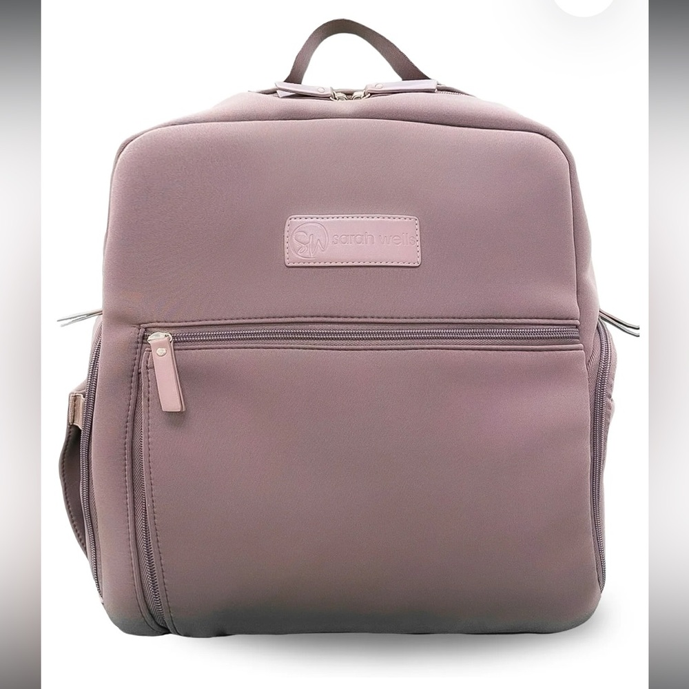 Sarah Wells Fiona Backpack in Earth (Neutral Mauve)